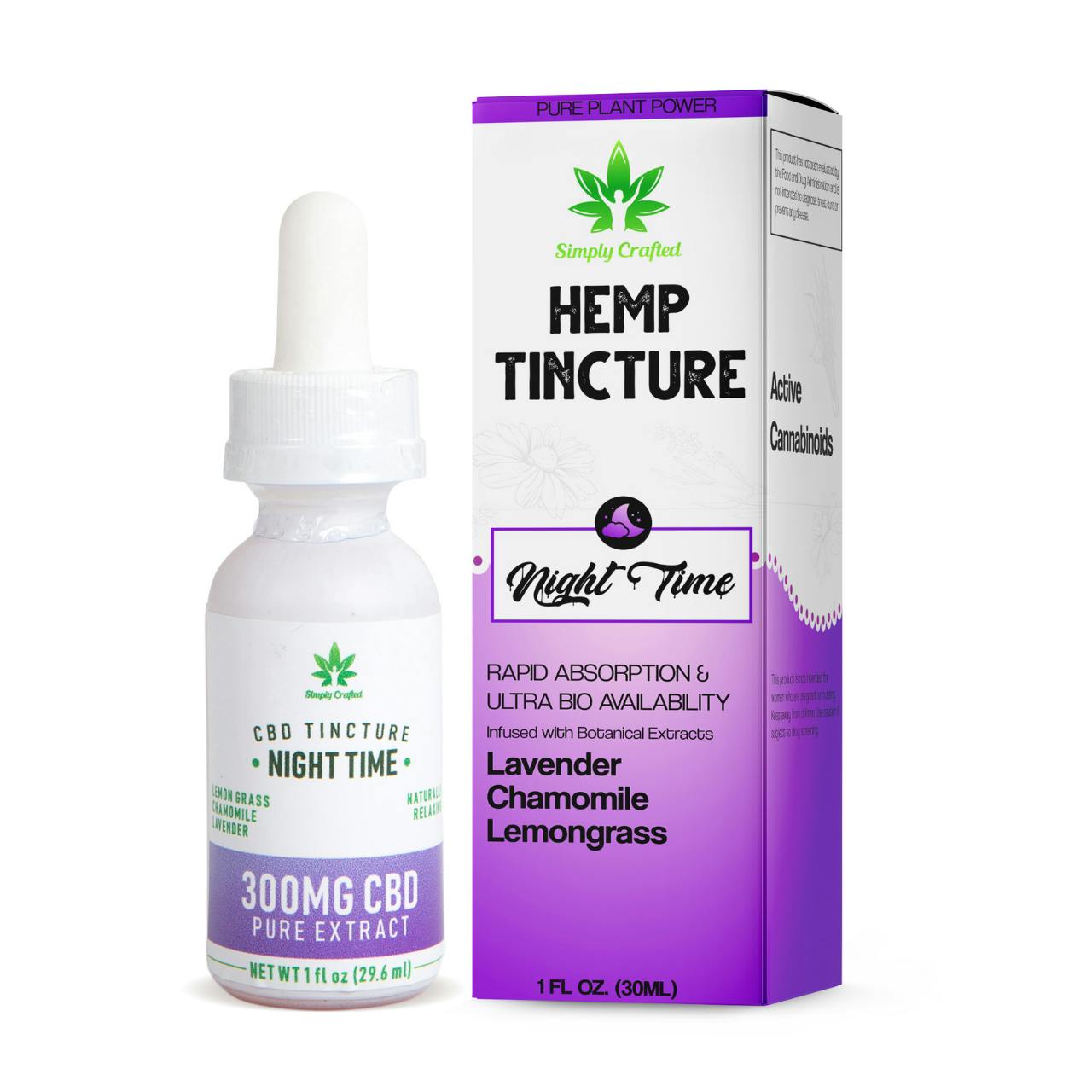 300mg CBD Oil - Nighttime Blend